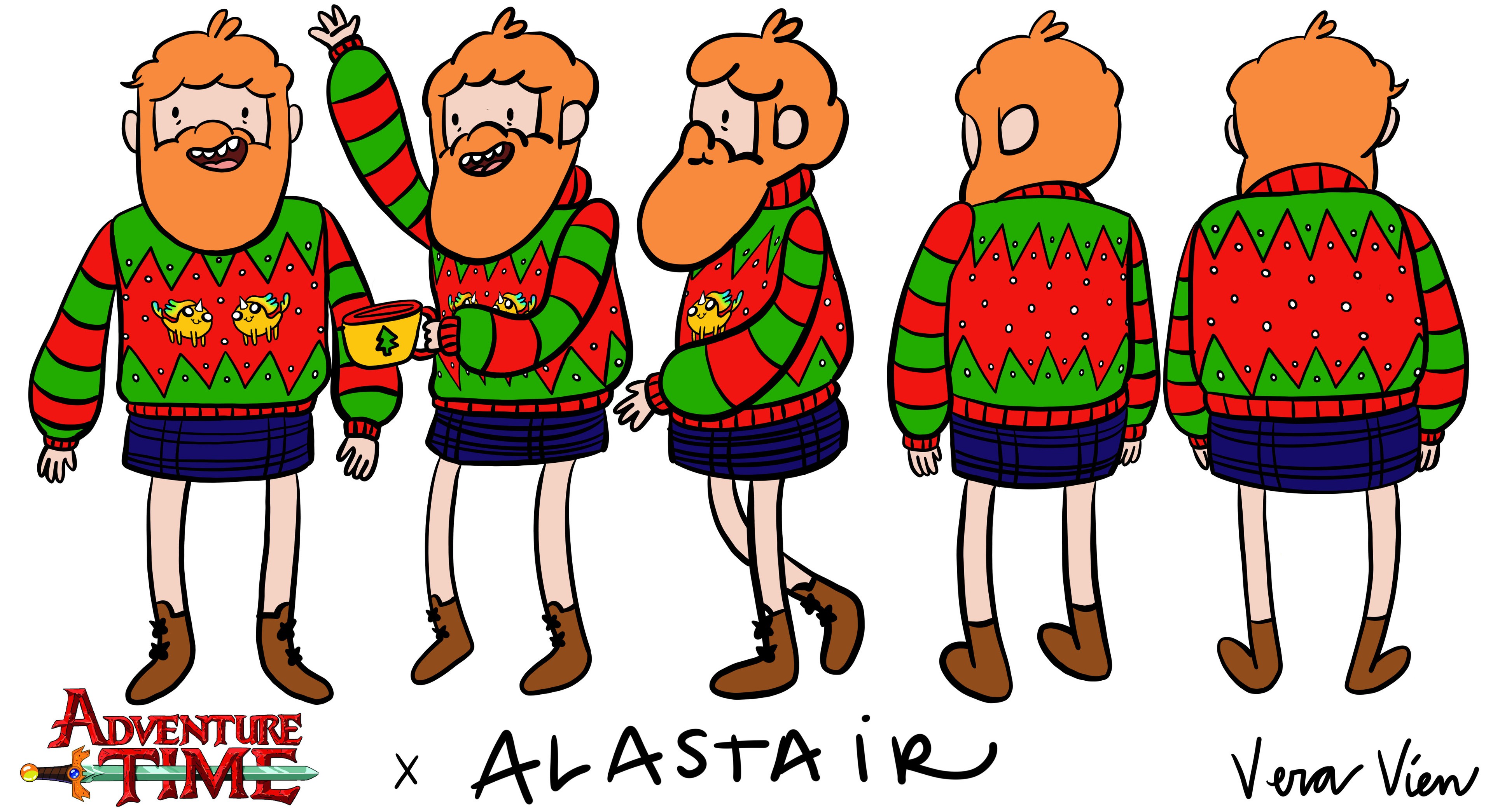 Alastair, UPA style — color turnaround